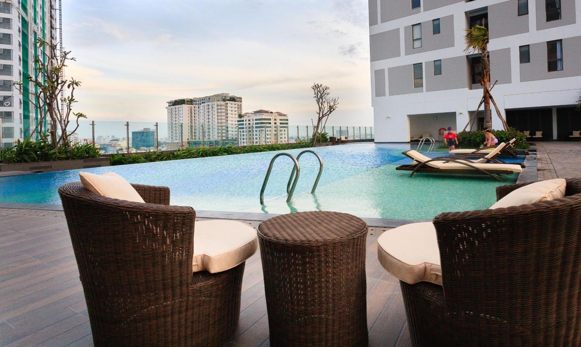 הו צ'י מין סיטי Min' Apartment - Rivergate Residence Downtown Bui Vien - Free Pool מראה חיצוני תמונה
