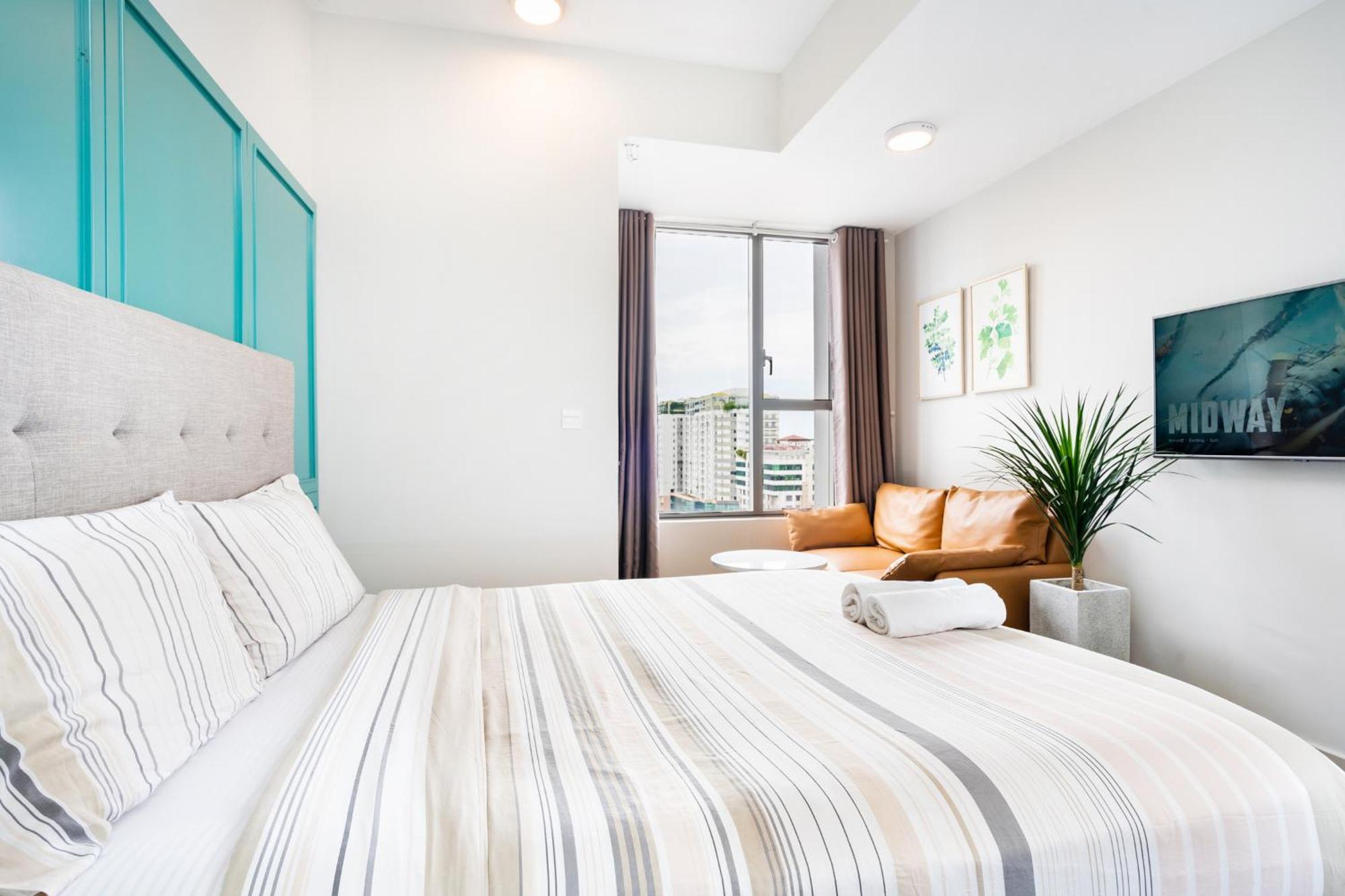 הו צ'י מין סיטי Min' Apartment - Rivergate Residence Downtown Bui Vien - Free Pool מראה חיצוני תמונה