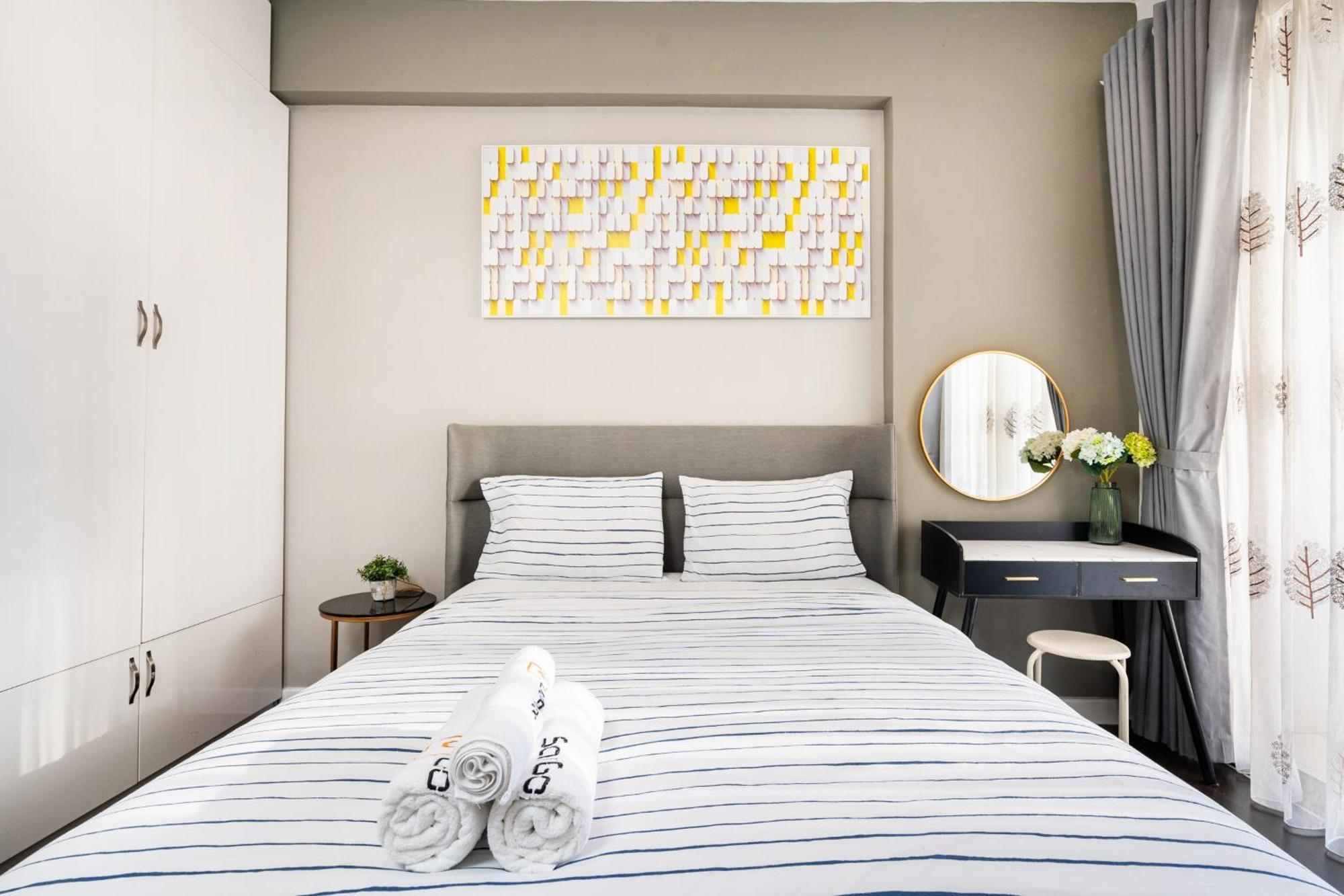 הו צ'י מין סיטי Min' Apartment - Rivergate Residence Downtown Bui Vien - Free Pool מראה חיצוני תמונה