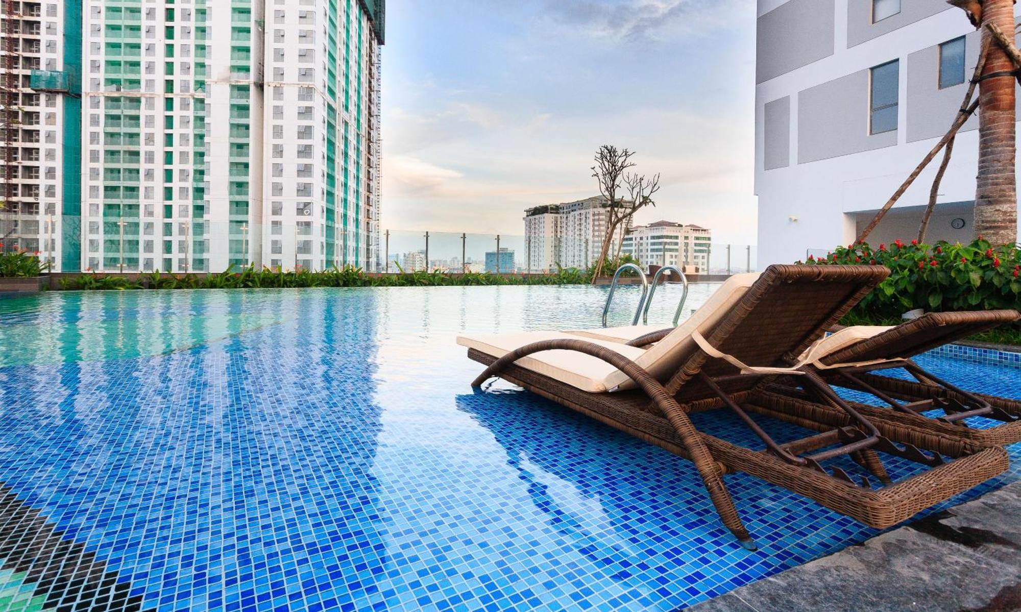 הו צ'י מין סיטי Min' Apartment - Rivergate Residence Downtown Bui Vien - Free Pool מראה חיצוני תמונה