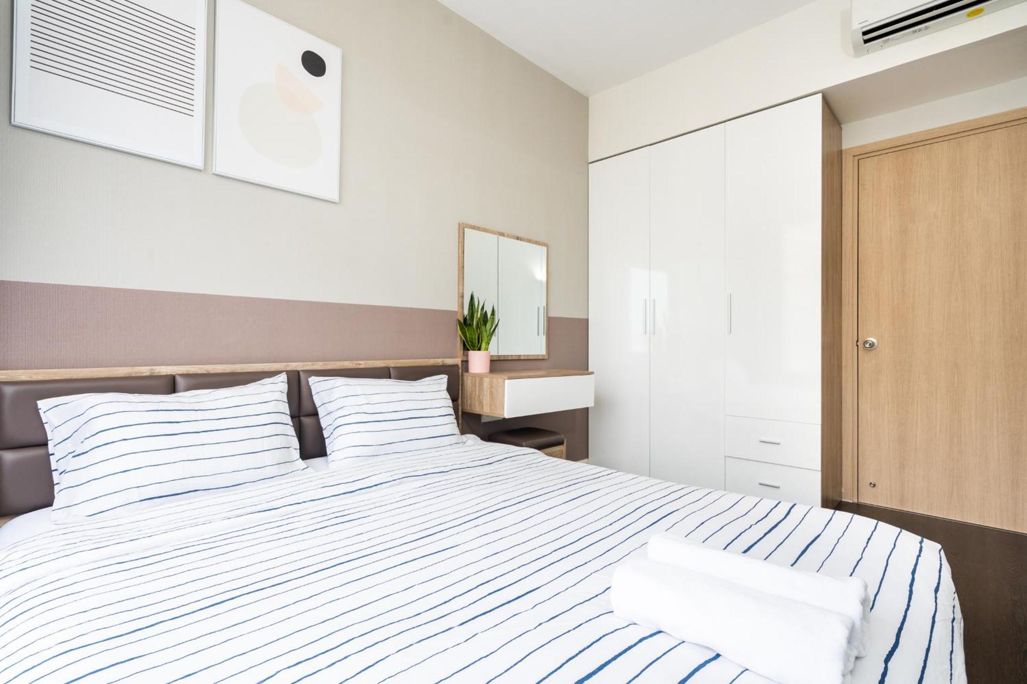 הו צ'י מין סיטי Min' Apartment - Rivergate Residence Downtown Bui Vien - Free Pool מראה חיצוני תמונה