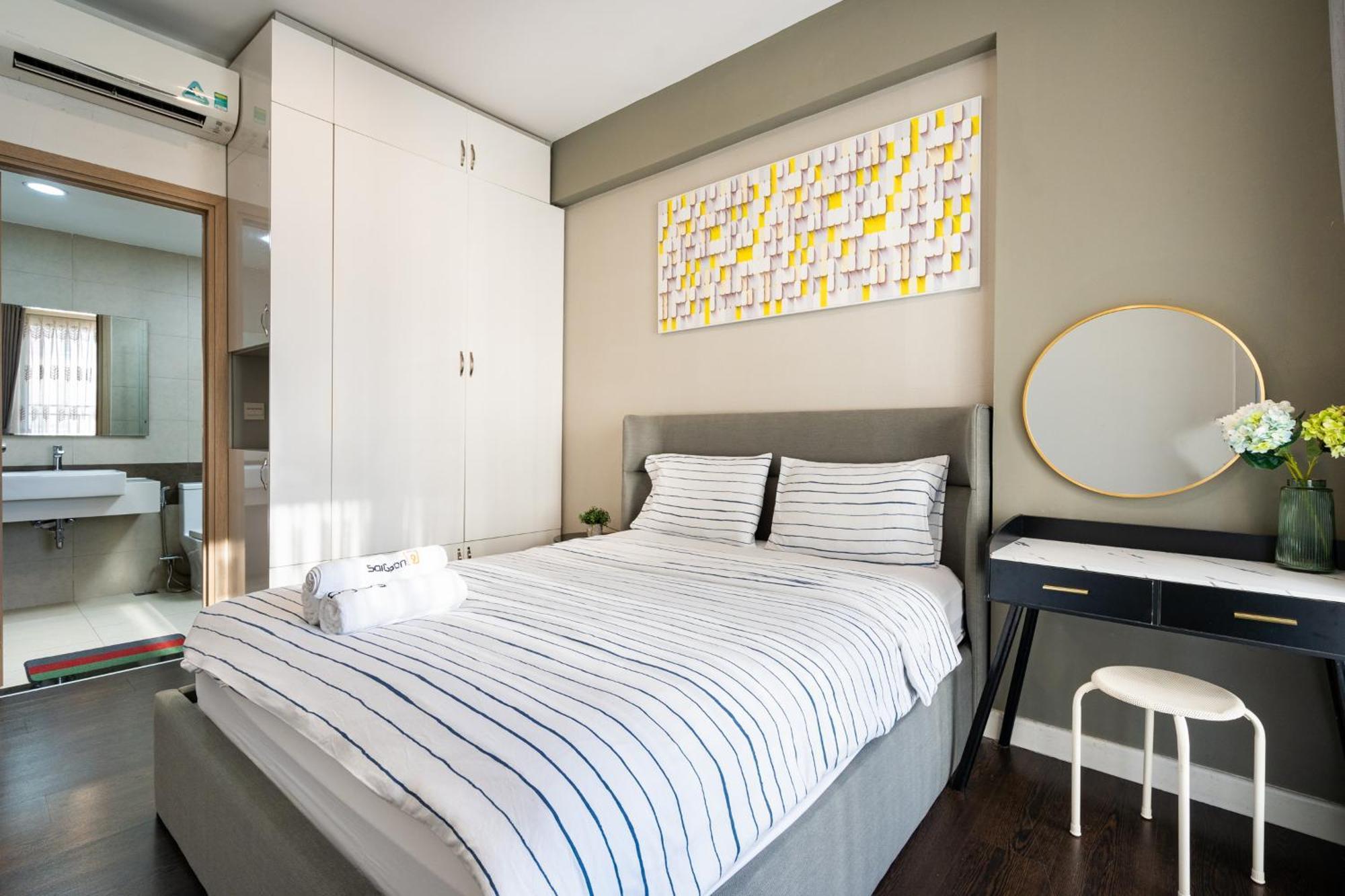 הו צ'י מין סיטי Min' Apartment - Rivergate Residence Downtown Bui Vien - Free Pool מראה חיצוני תמונה